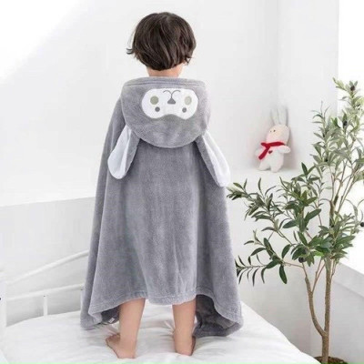 Áo Choàng Cho Bé Có Mũ Lông Cừu MINIIN - Áo Choàng Tắm Dùng Ở Nhà Hoặc Đi Biển - Hàng Chính Hãng
