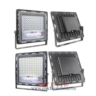 Đèn Pha Chống Lóa Cao Cấp Năng Lượng Mặt Trời Jindian JD-770 Công Suất 70W -Khung Nhôm