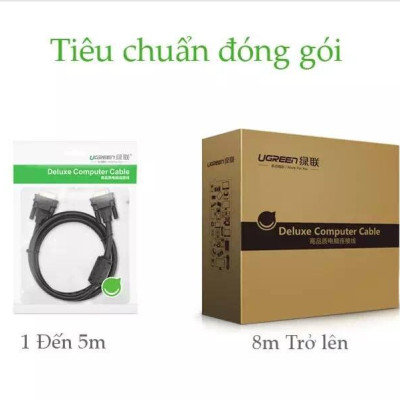 Ugreen UG11673VG101TK 1M màu Đen Cáp tín hiệu 2 đầu VGA - HÀNG CHÍNH HÃNG
