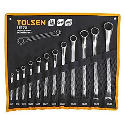 Bộ Chìa Khóa Vòng - Vòng Tolsen 15170 (12 Món) - Đen