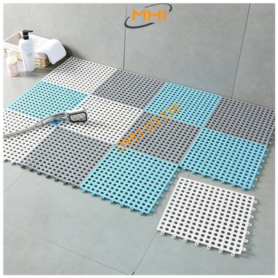Thảm nhựa lót sàn nhà vệ sinh MHI. Vỉ nhựa lót sàn chống trơn Trải Sàn Nhà Tắm/Vệ Sinh/Nhà Bếp.
