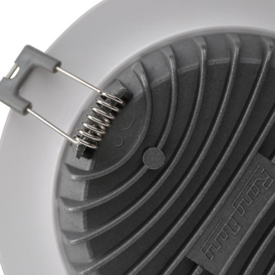Đèn LED âm trần downlight đổi màu 7W viền bạc AT10 ĐM 90/7W Rạng Đông