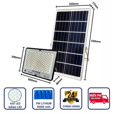 Đèn năng lượng mặt trời chống lóa Vạn Năng Solar 300w
