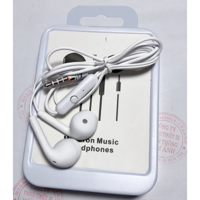 Tai nghe Ham mer U19 chân cắm 3.5ly dây dài 1.2m, âm thanh HIFI trầm đa năng hàng chính hãng, bảo hành Hàng chính hãng 12 tháng