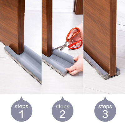 Miếng Chắn Khe Cửa Chống Bụi Bẩn, Gió Lùa, Côn Trùng, Miếng Che Cửa Tránh Kẹt Chân Dài 90cm