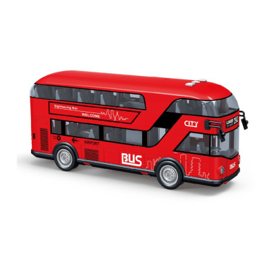 TOYSTAR - 666-29Q Mô hình Xe buýt hai tầng tỉ lệ 1:14 (KT 29x8x12cm)