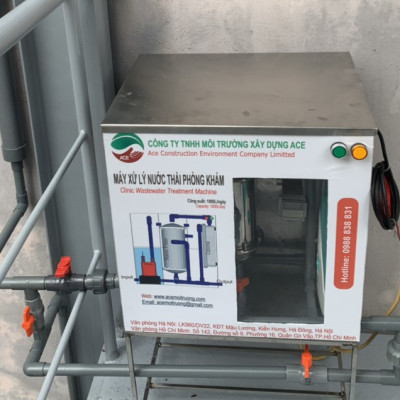 (Hàng chính hãng) Máy lọc nước thải Litero ACE1000I xử lý nước thải Phòng khám chuyên khoa thẩm mỹ công nghệ oxy hoá bậc cao kết hợp lọc nano và than hoạt tính 1 bộ