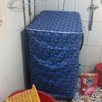 Áo che máy giặt cửa trên , vải dù chống thấm siêu bền , chống bụi , che mưa nắng cực tốt cho máy từ 6 - 15 kg , giao màu ngẫu nhiên