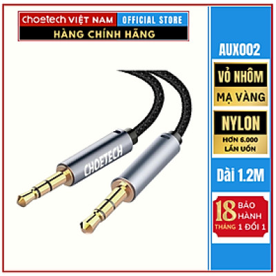 Cáp Choetech AUX002 âm thanh chất lượng cao AUX Audio 3.5mm- Hàng chính hãng