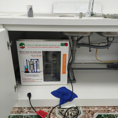 (Hàng chính hãng) Máy lọc nước thải Litero ACE1000I xử lý nước thải Phòng khám chuyên khoa phục hồi chức năng công nghệ oxy hoá bậc cao kết hợp lọc nano và than hoạt tính 1 bộ