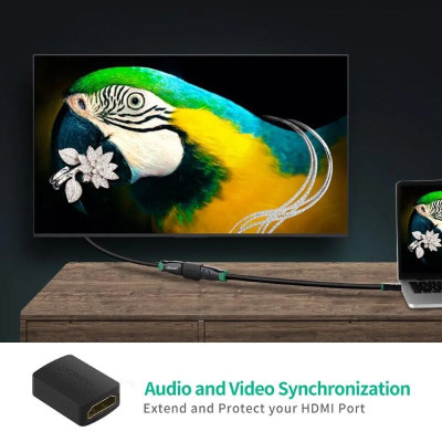 Ugreen UG2010720107TK Màu Đen Đầu nối dài HDMI - HÀNG CHÍNH HÃNG