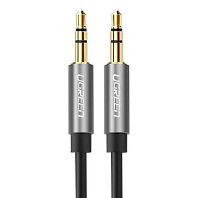 Ugreen UG10734AV119TK 1.5M màu Đen Cáp âm thanh 2 đầu 3.5mm dương dây tròn TPE cao cấp - HÀNG CHÍNH HÃNG