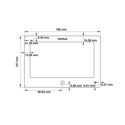 MÀN HÌNH CỬA CHUÔNG CỬA HAFELE SVM-770HD/959.23.097 - HÀNG CHÍNH HÃNG