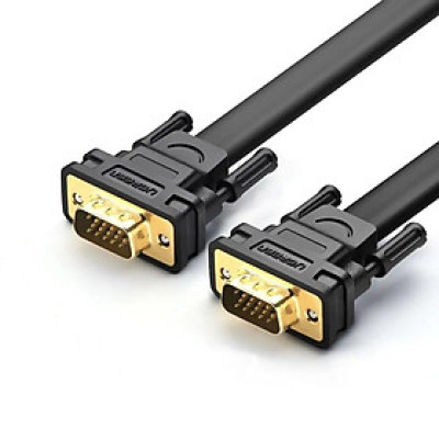 Ugreen UG11667VG105TK 3M màu Đen Cáp tín hiệu 2 đầu VGA cáp dẹt - HÀNG CHÍNH HÃNG
