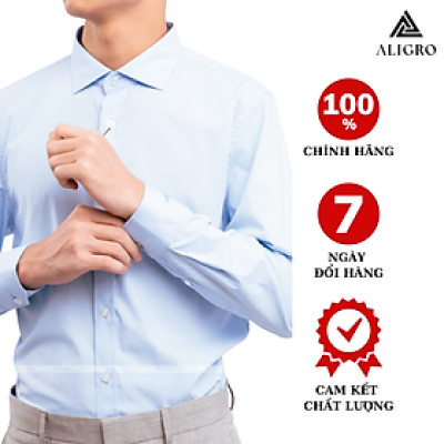 Áo sơ mi nam dài tay ALIGRO chất liệu bamboo cao cấp mềm mịn, kháng khuẩn, chống tia UV Slim ALGS172