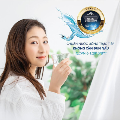Máy lọc nước RO nóng lạnh 10 cấp lọc Hòa Phát HWBS1A1021 - đạt chuẩn uống trực tiếp tại vòi - bảo hành 36 tháng - Hàng Chính Hãng