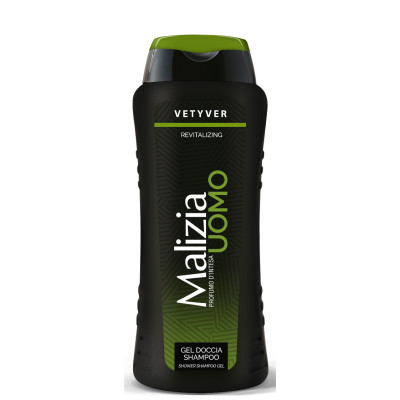 Dầu Gội Sữa Tắm Malizia Uomo hương thơm thể thao cho nam 2in1 Italy 250ml