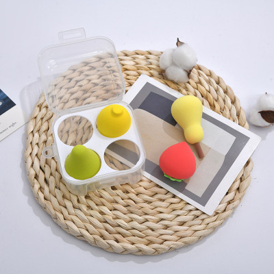Combo 4 món mút tán phấn cao cấp hình trái cây giọt nước , tán phấn siêu mềm mại hình giọt nước , có độ đàn hồi cao , dẻo ,không bị biến dạng ,nhiều màu sắc cute xinh xắn đáng yêu