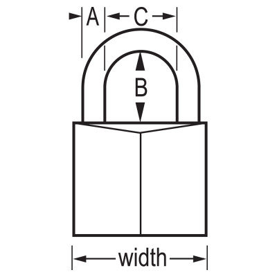 Master Lock 2950D ổ khóa thân đồng 50mm 4 chìa vi tính hiệu - hàng chính hãng của Mỹ