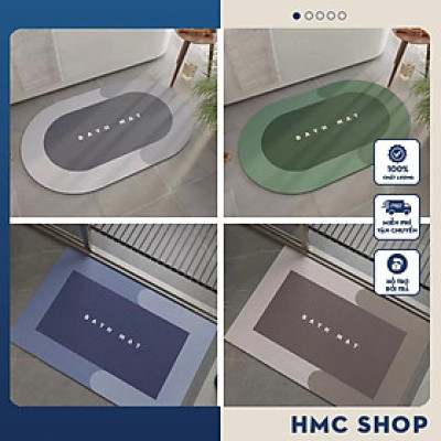 Thảm lau chân Silicon sang trọng chống trượt sang trọng cho gia đình