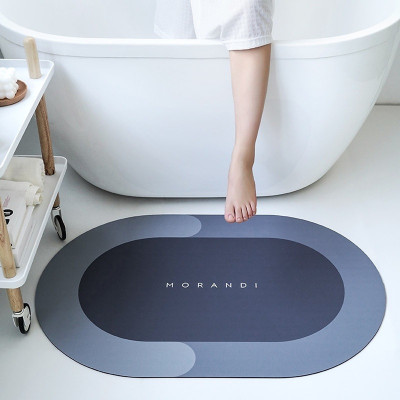 Thảm Lau Chân, COMBO 2 CHIẾC, Thảm Chùi Chân Silicon Siêu Thấm Nước, Chống Trượt, Thảm Phòng Khách, Nhà Tắm