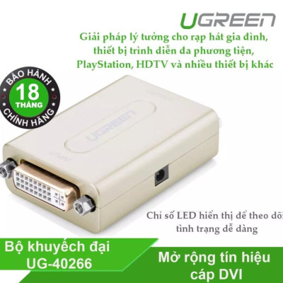 Ugreen UG4026640266TK Màu Xám Bộ khuếch đại tín hiệu DVI 24 + 5 cao cấ - HÀNG CHÍNH HÃNG
