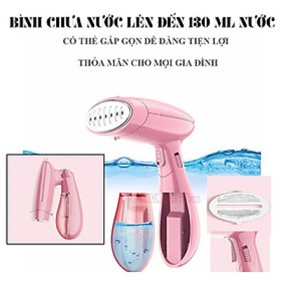 BÀN LÀ HƠI NƯỚC CẦM TAY 1500W ỦI PHẲNG MỌI LOẠI VẢI - HÀNG CHÍNH HÃNG