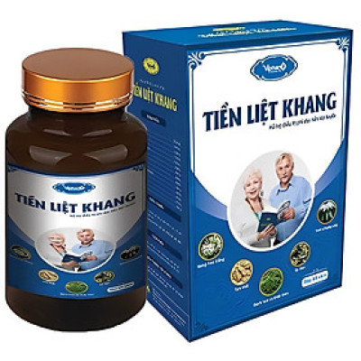 TIỀN LIỆT KHANG Vinaphar - Hộp 60 Viên - Hỗ trợ hạn chế sự phát triển của u xơ, phì đại tiền liệt tuyến lành tính
