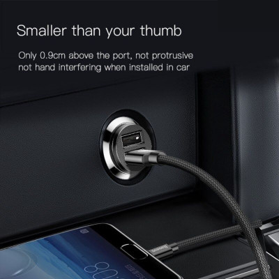 Tẩu sạc Baseus Grain Pro Car Charger đa năng 2 cổng USB dùng trên xe hơi- Hàng chính hãng