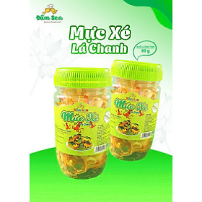 Đặc Sản Bình Thuận - Mực Xé Lá Chanh Đầm Sen - 1Kg