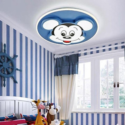 Đèn trần phòng trẻ nhỏ ,đèn trần hình chuột Mickey xanh DT