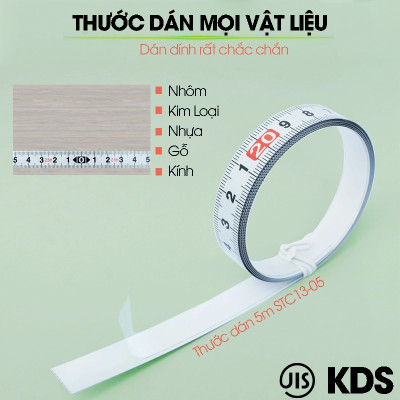 Thước dán đo từ giữa sang 2 bên Nhật Bản KDS