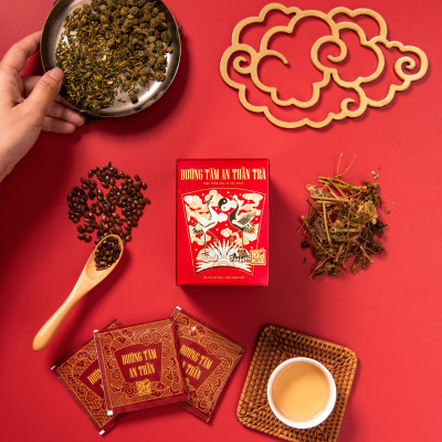 Combo 2 Sản Phẩm Trà Định Áp Thảo Dược và Trà Dưỡng Tâm An Thần