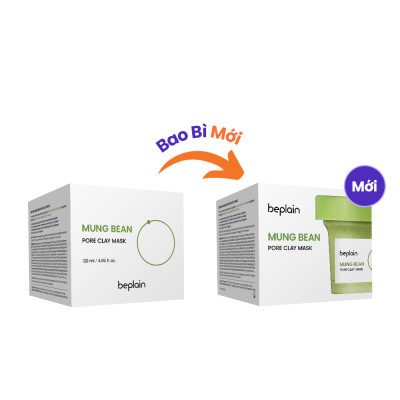 Mặt Nạ Đất Sét Beplain Mung Bean Pore Clay Mask 120ml