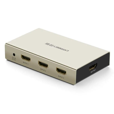 Ugreen UG4027840278TK Bộ gộp HDMI 3 vào 1 ra hỗ trợ 4K x 2K vỏ hộp kim cao cấp - HÀNG CHÍNH HÃNG