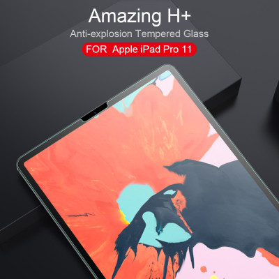 Miếng dán kính cường lực cho iPad Air 4 2020 (10.9 inch) / iPad Pro 11 2021 Chip M1 / iPad Pro 11 2020 / iPad Pro 11 2018 hiệu Nillkin Amazing H+ Pro - hàng chính hãng