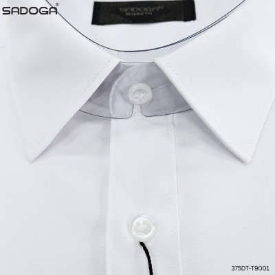 Áo Sơ Mi Trắng Sadoga Dài Tay Regular Fit, Thấm Hút Mồ Hôi, Chất Liệu Cao Cấp T9001