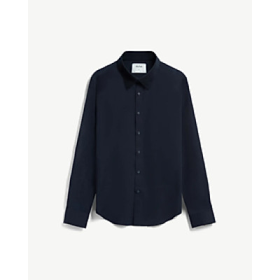 Áo sơ mi tay dài nam màu Xanh Navy non iron . Fitted - RT 10S25SHL002 | ROUTINE CÀ MAU