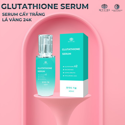 Serum Mychi - Serum cấy trắng lá vàng 24k glutathione
