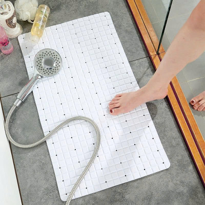 Thảm Lót Chân Nhà Tắm 70cm Cao Su Chống Trơn Trượt - Miếng Lót Sàn Phòng Tắm Ô Vuông Silicon