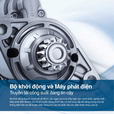 Bộ Đề Khởi Động Bosch Starter Cho Ford Transit 2.4 (2003-2007)
