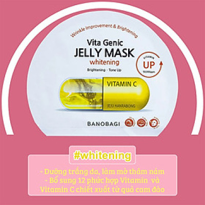 Mặt nạ BANOBAGI Vita Genic, Stem Cell, Super Collagen Mask Hàn Quốc bổ sung Vitamin Dưỡng ẩm Nâng cơ Chống lão hóa 30ml