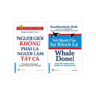 Combo Người Giỏi Không Phải Là Người Làm Tất Cả + Sức Mạnh Của Sự Khích Lệ (Bộ 2 Cuốn) - FN