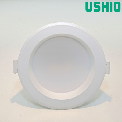 Đèn led âm trần, đèn trần thạch cao, đèn downlight âm trần, đèn led âm trần thạch cao, đèn âm trần Ushio 10W, cắt lỗ trần Φ90mm