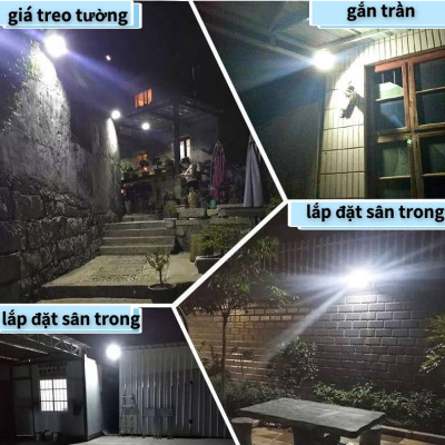 Đèn năng lượng mặt trời 100W 200W 300W 400W đèn chống nước,Ánh sáng sân vườn năng lượng mặt trời LED Đèn năng lượng mặt trời với chỉ báo pin