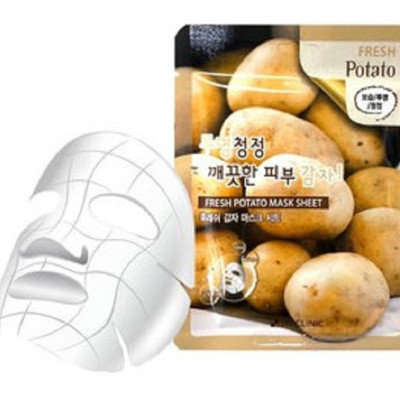 Mặt nạ dưỡng trắng da chiết xuất khoai tây 3W CLINIC FRESH POTATO MASK SHEET 23g