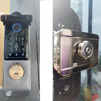 KHÓA THẺ TỪ - VÂN TAY 1 MẶT SAFARISG KC-01, DÙNG APP QUẢN LÝ NGƯỜI DÙNG TRÊN ĐIỆN THOẠI - BLUETOOTH / WIFI ( TÙY CHON) - HÀNG NHẬP KHẨU