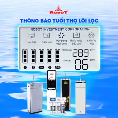 Máy Lọc Nước Nóng Lạnh ROBOT GRAND PRO 539WK-UR - Hàng Chính Hãng