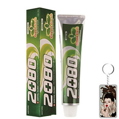 Kem đánh răng giảm nhiệt ngừa hôi miệng Green Fresh Up Hàn Quốc 120g tặng kèm móc khoá