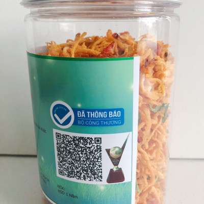 Khô gà xe lá chanh loại thượng hạng cay té lưởi (200gr)